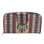 Billetera de mujer grande Colette Atrapasueños Índigo | CHULA Tulum