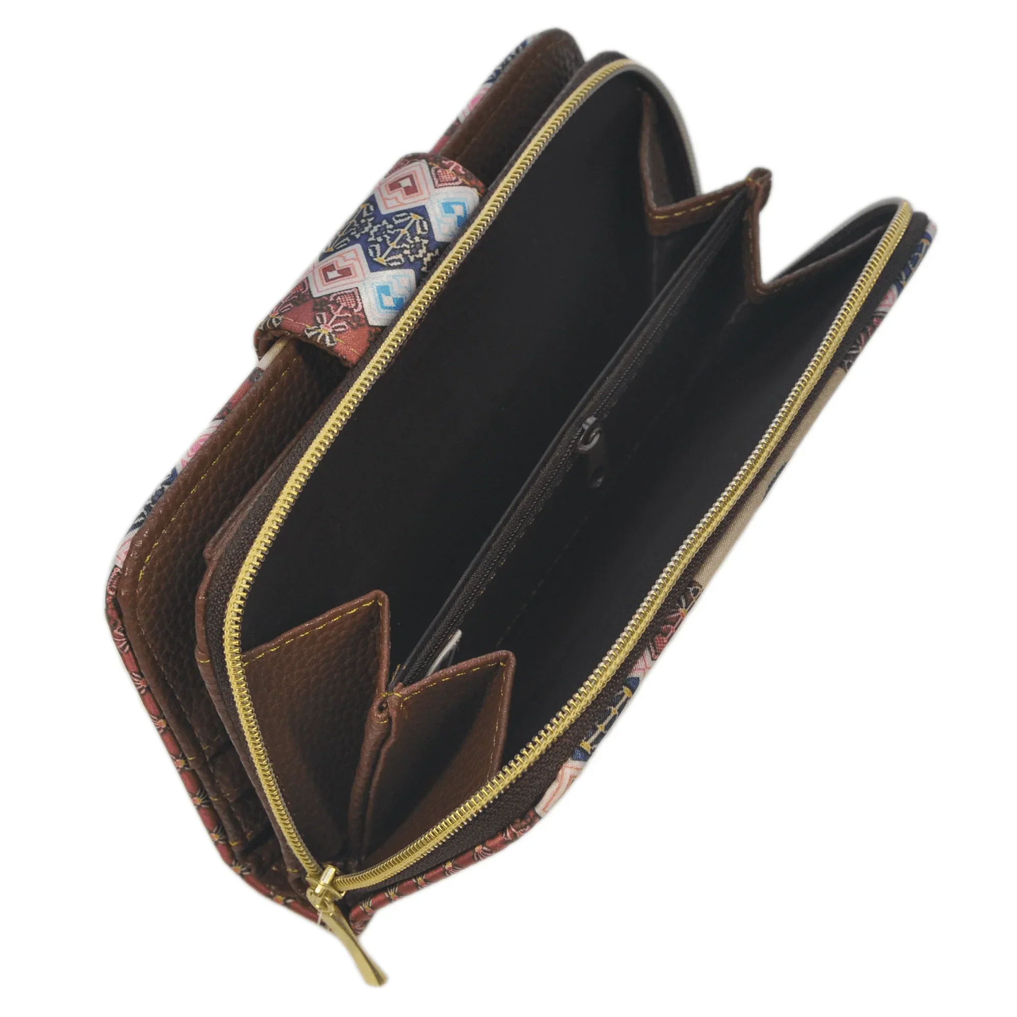 Billetera de mujer grande Colette Atrapasueños Índigo | CHULA Tulum