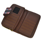 Billetera de mujer grande Colette Atrapasueños Índigo | CHULA Tulum