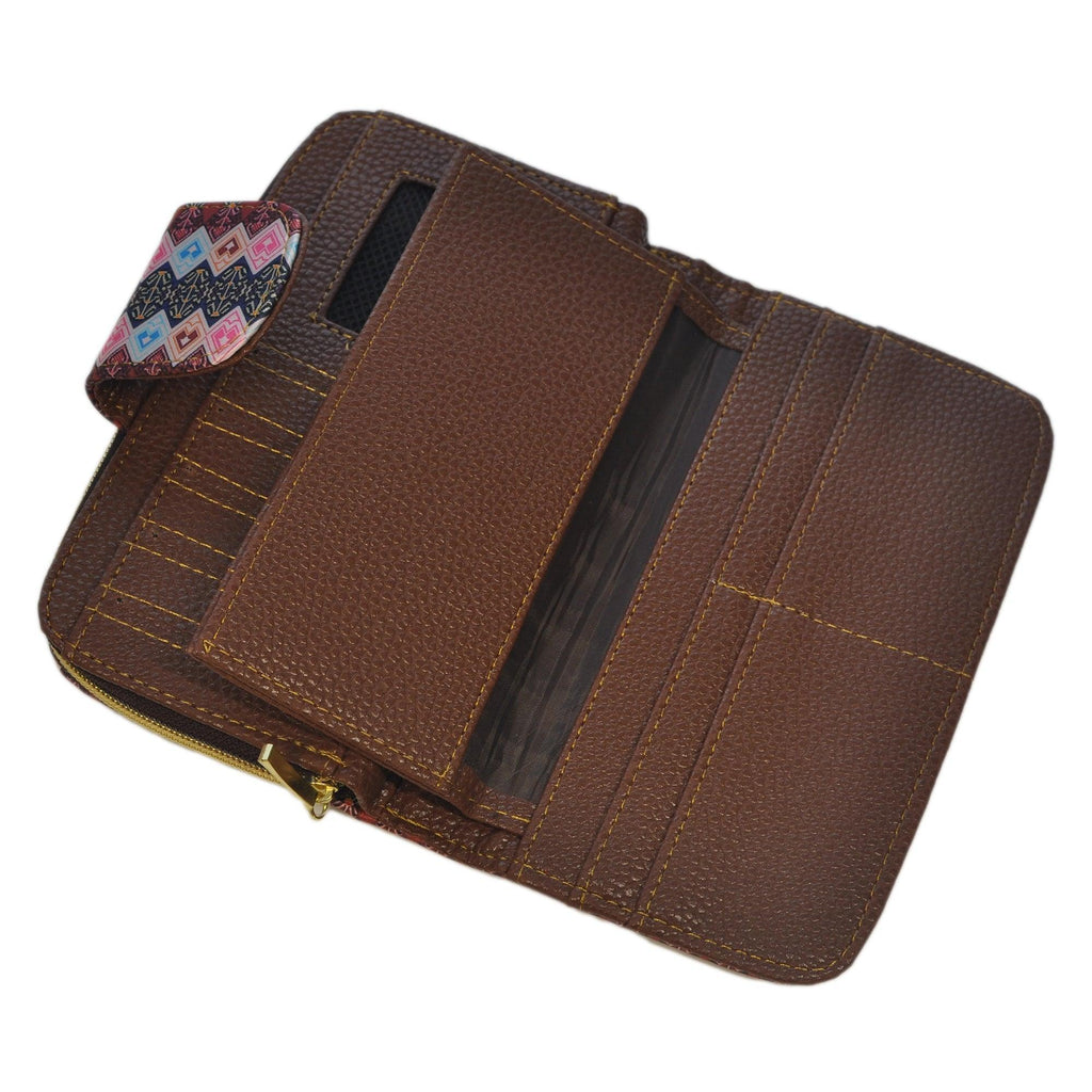 Billetera de mujer grande Colette Atrapasueños Índigo | CHULA Tulum