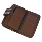 Billetera de mujer grande Colette Atrapasueños Índigo | CHULA Tulum