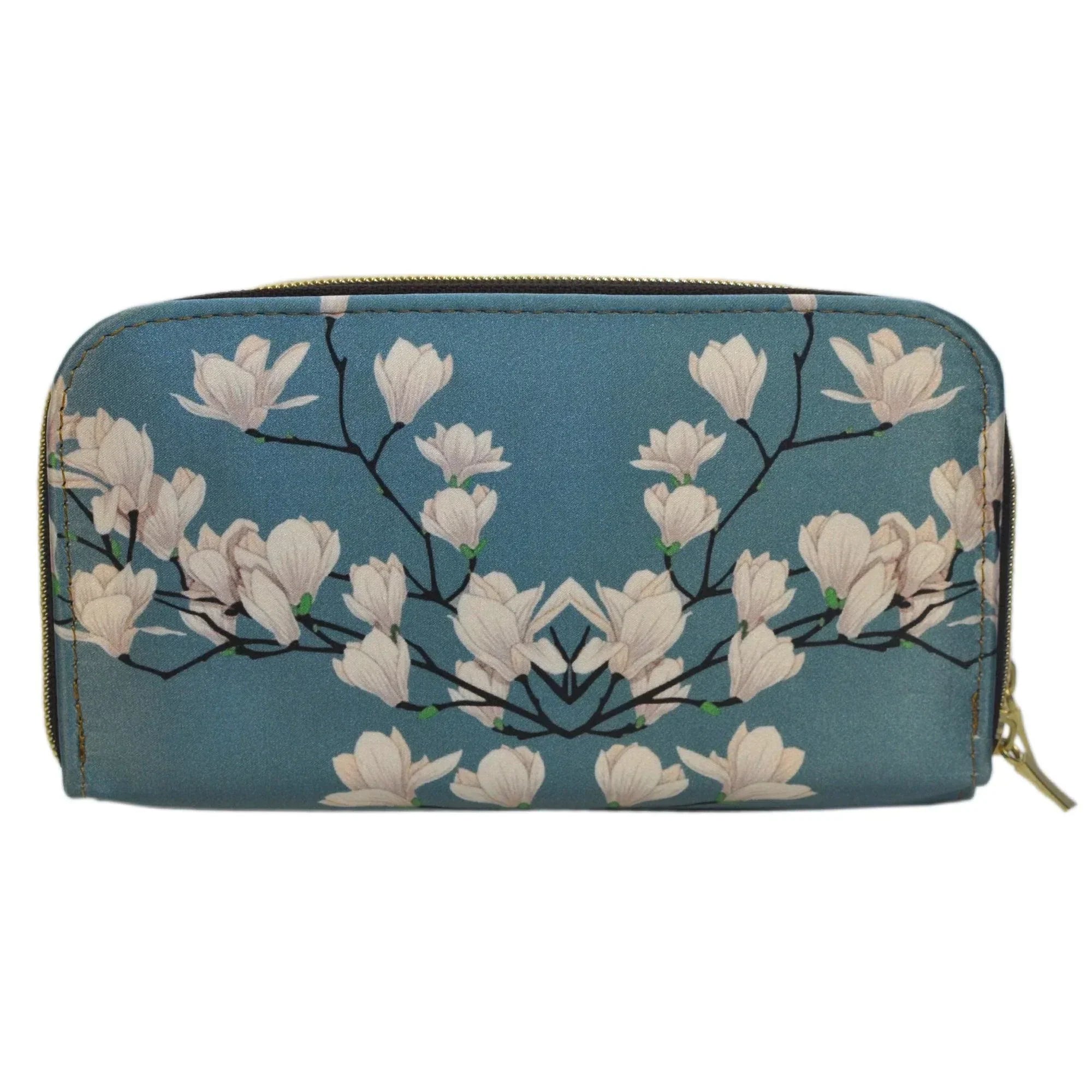 Billetera grande de mujer con doble cremallera Colibrí | CHULA Tulum