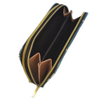 Billetera grande de mujer con doble cremallera Colibrí | CHULA Tulum