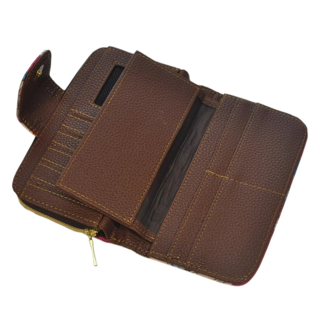 Billetera de mujer grande Colette Colibrí Magnolia | CHULA Tulum