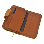 Billetera de mujer grande Colette Mandala Dorada | CHULA Tulum