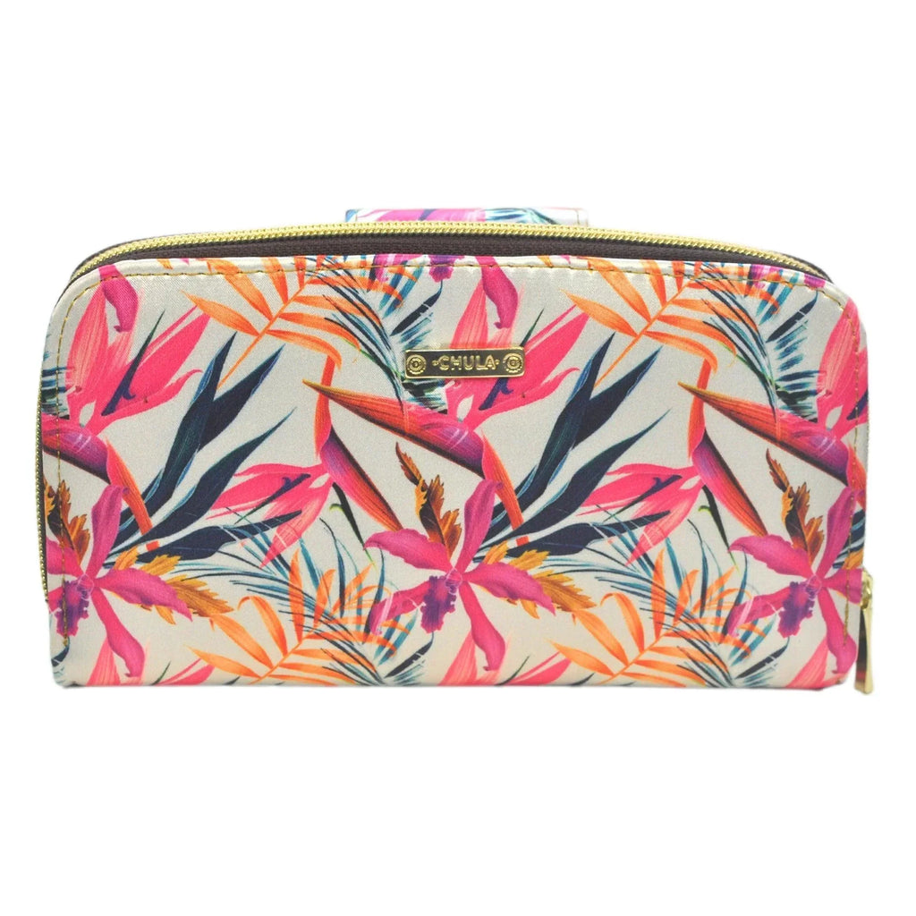 Billetera de mujer grande Colette Paraíso de Orquídeas | CHULA Tulum
