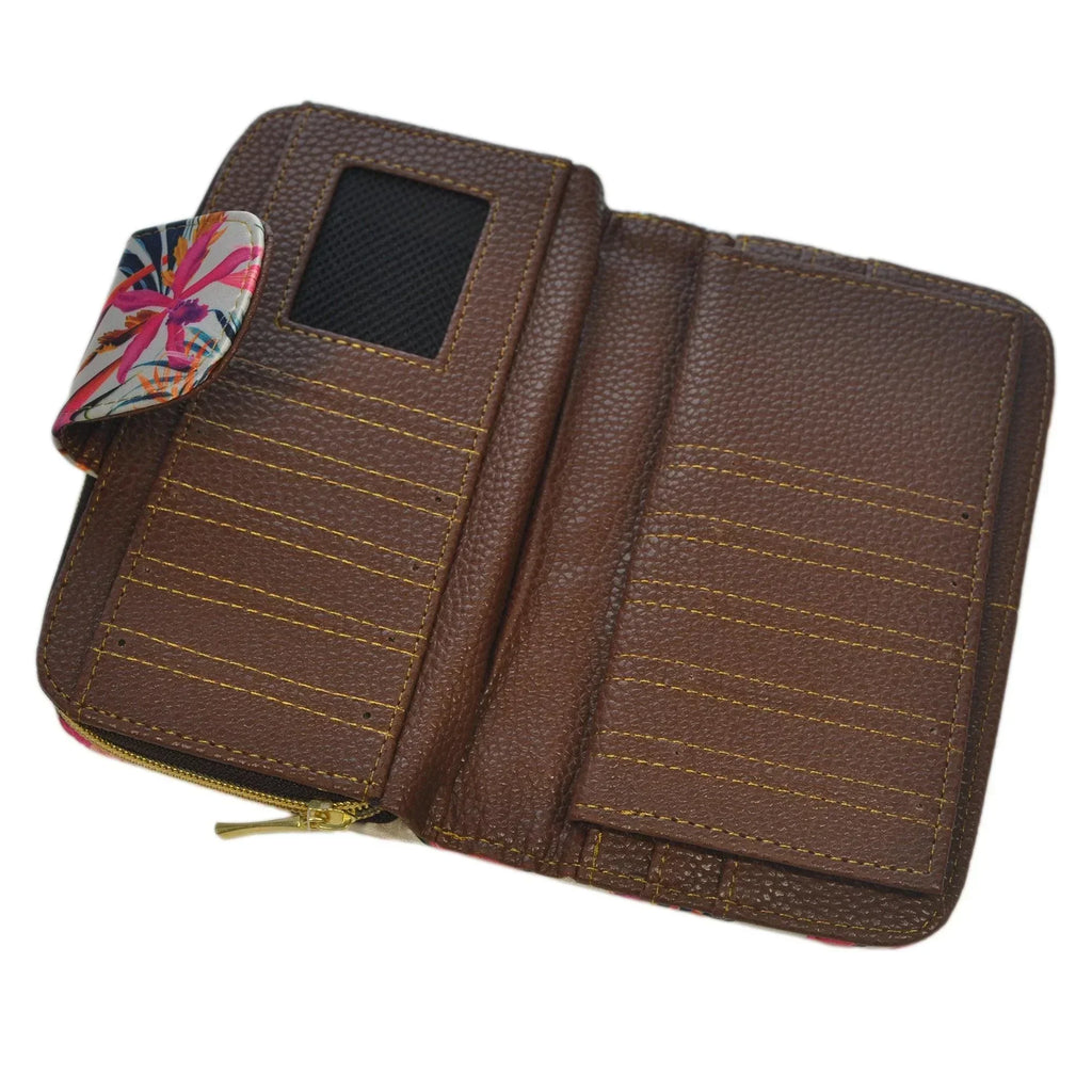 Billetera de mujer grande Colette Paraíso de Orquídeas | CHULA Tulum