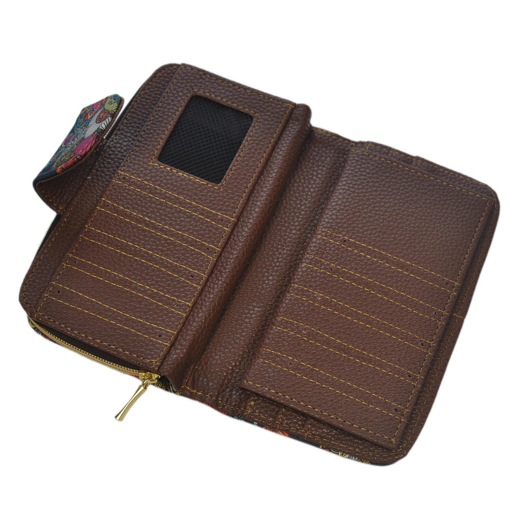 Billetera de mujer grande Colette Robin Art | CHULA Tulum