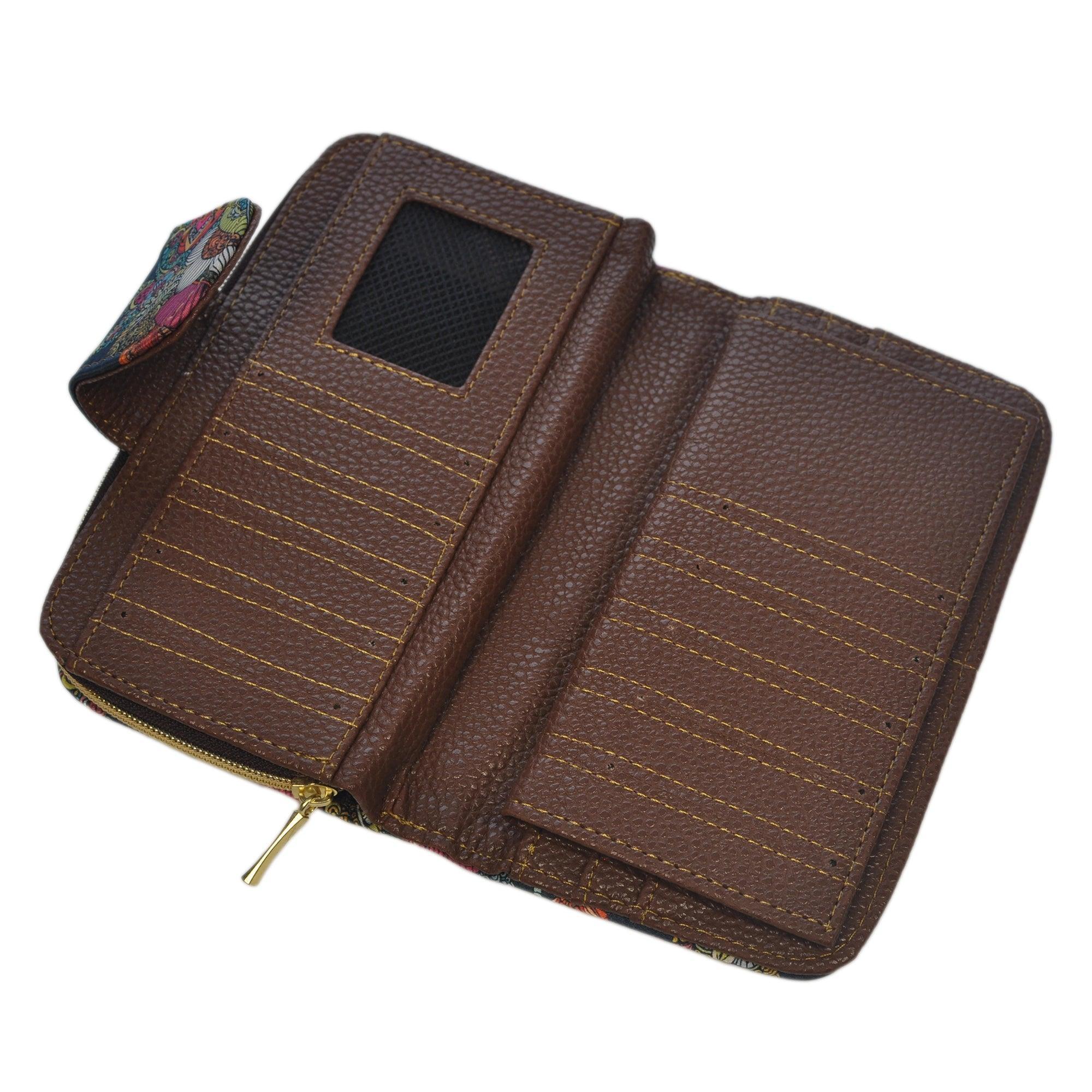 Billetera de mujer grande Colette Robin Art | CHULA Tulum