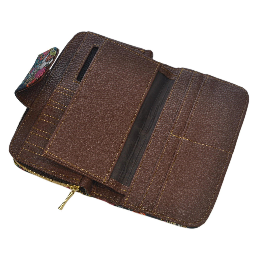 Billetera de mujer grande Colette Robin Art | CHULA Tulum