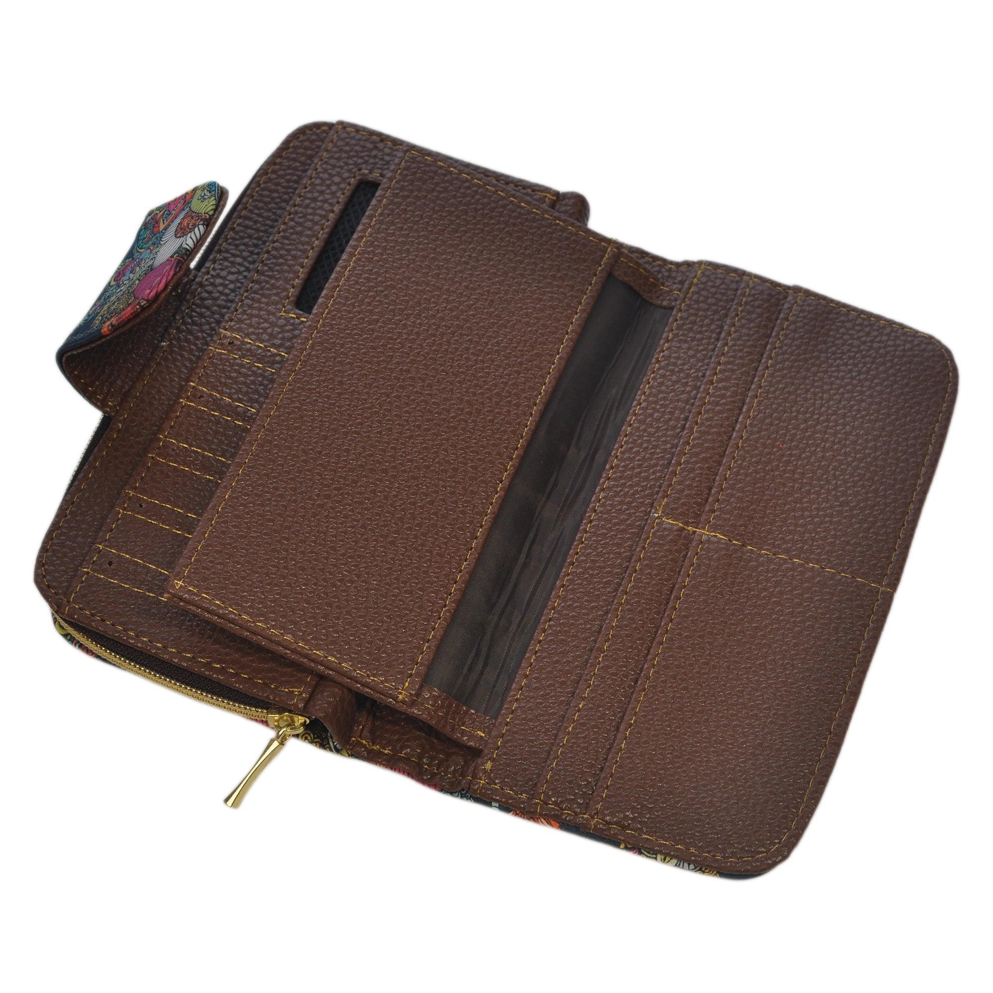 Billetera de mujer grande Colette Robin Art | CHULA Tulum