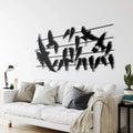 Birds on Branch Metal Wall Decor