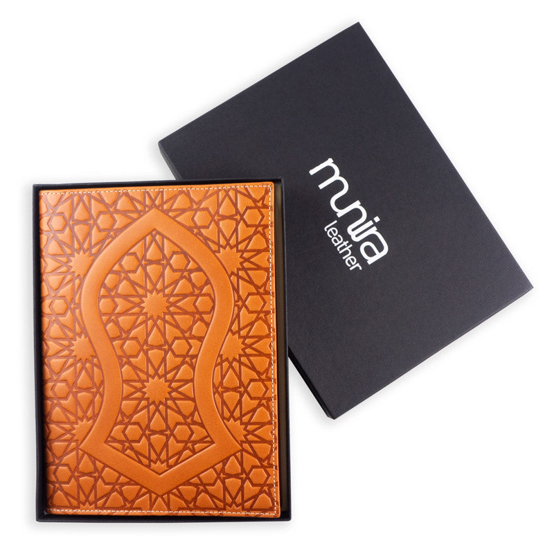 Na´layn Leather Journal Cover Brown
