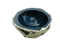 Black Agate Geode Jewelry Bowl
