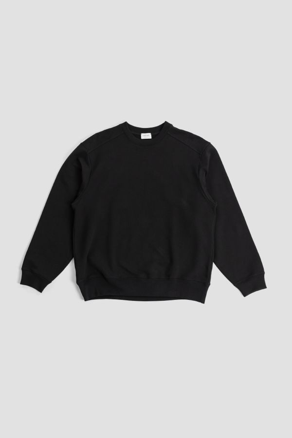 Handvaerk Relaxed Flex Sweatshirt — Black
