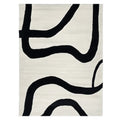 Black Current Flow Hand Tufted Rug