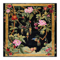 Black Floral Symphony Hand Tufted Rug