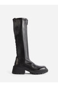 Jimmy Choo Lune Flat Boot — Black