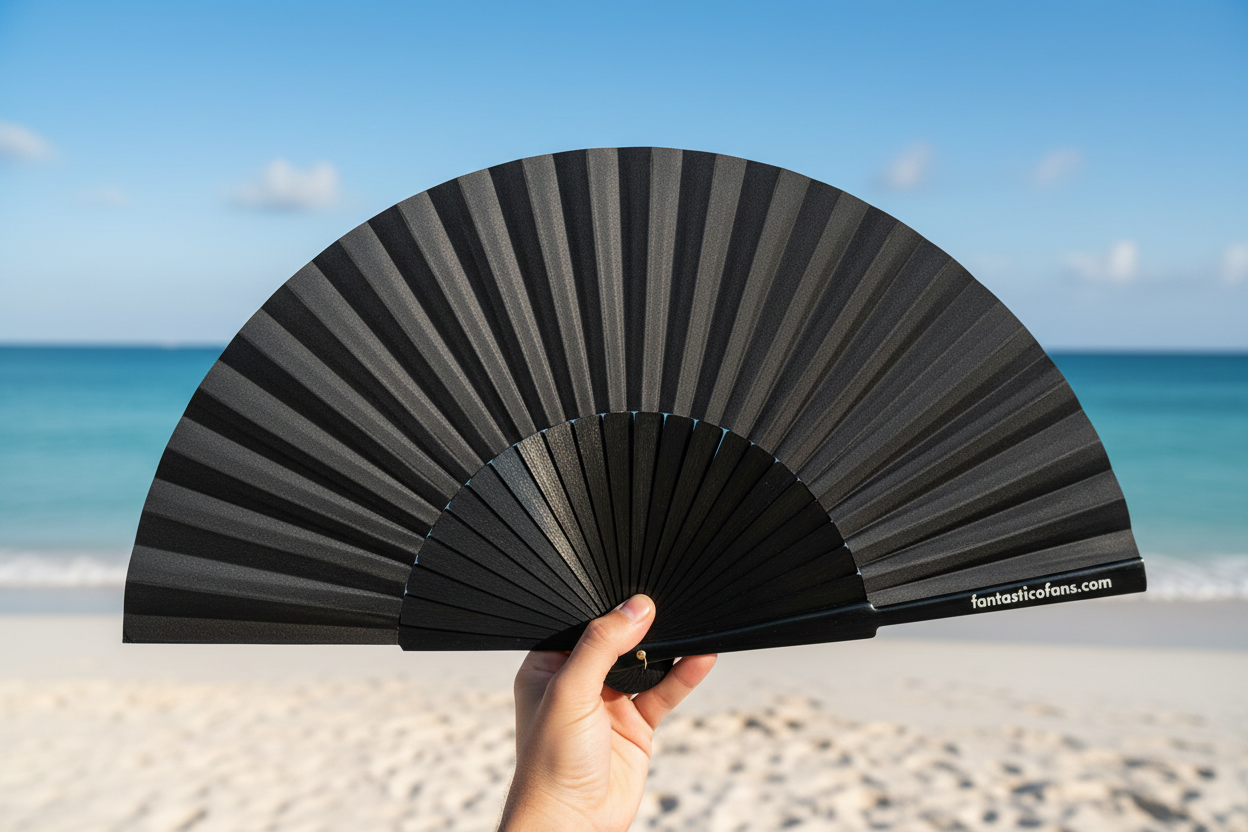 Black on Black 23cm fan