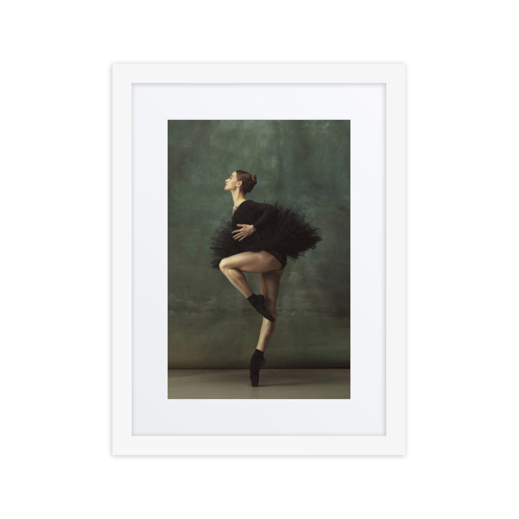 Black Swan Elegance | Dance-Art Framed Poster #62