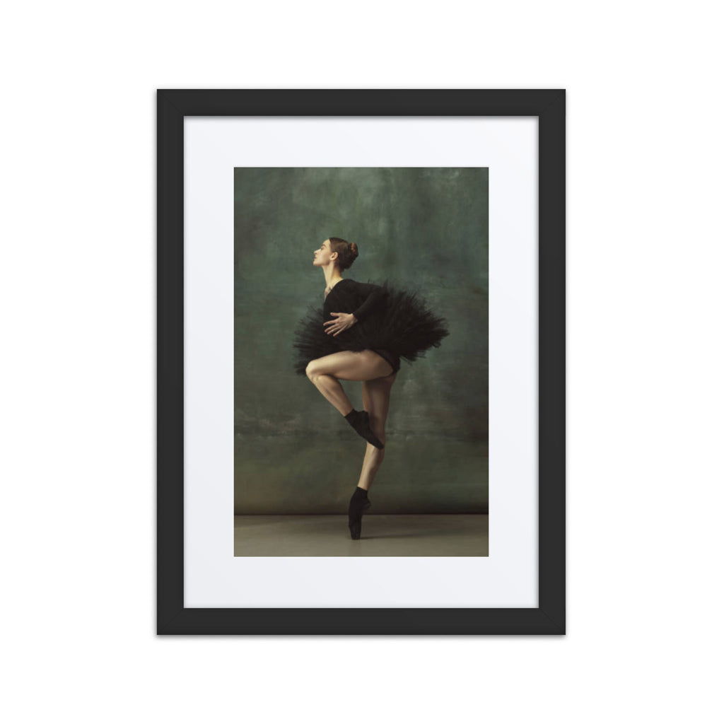 Black Swan Elegance | Dance-Art Framed Poster #62