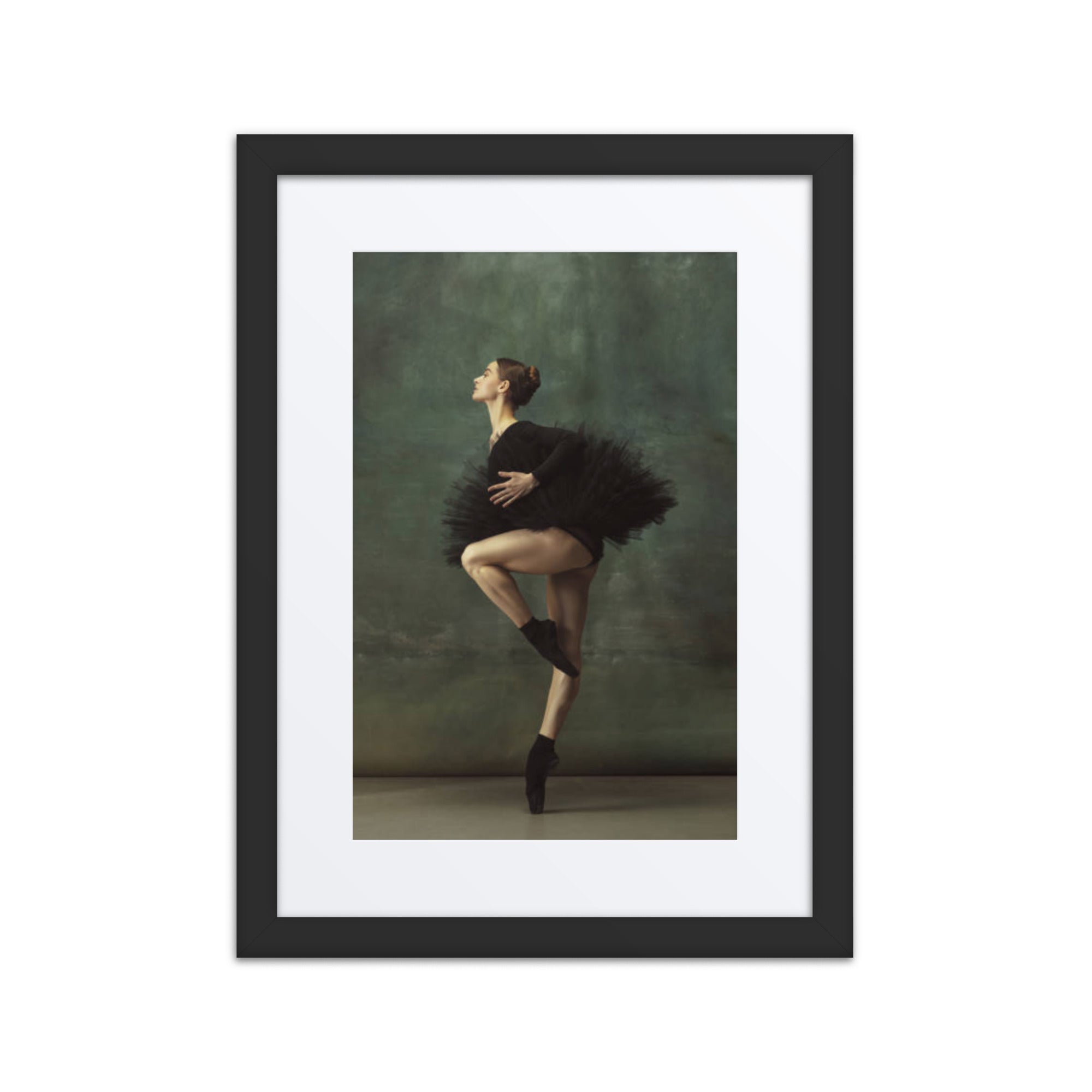 Black Swan Elegance | Dance-Art Framed Poster #62