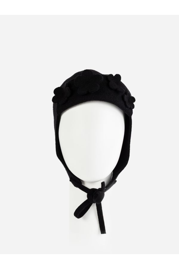 Scha 1410FLO Winter Hat — Black