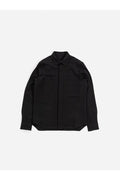 Rick Owens Patch Pocket Work Overshirt — Black
