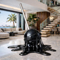 OSO Stainless Steel Maison Melt Sculpture - Height: 108 inch (274 cm) / Black