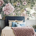 Blooming Floral Garden Vintage Wall Mural