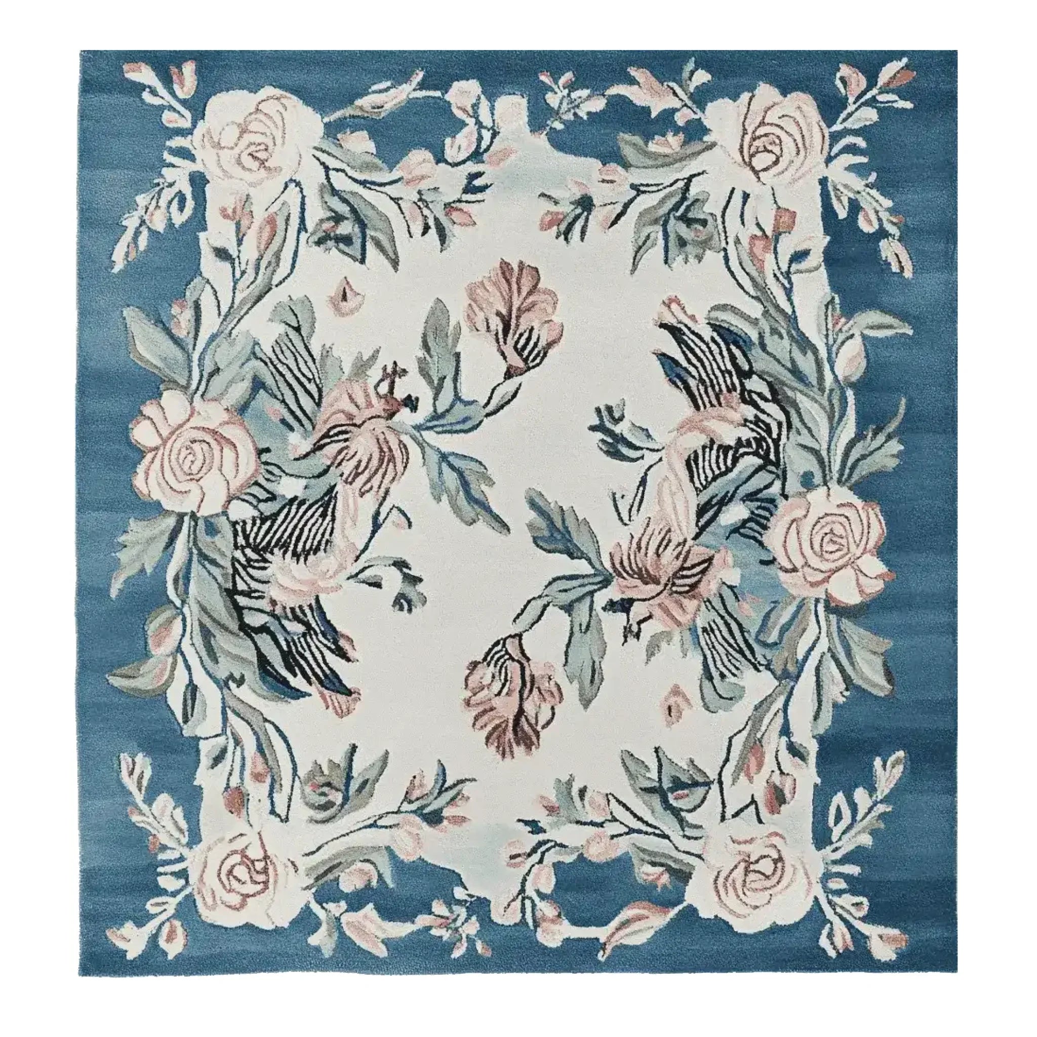 Blossom Serenade Tapestry Hand Tufted Rug