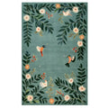 Blossoming Winged Haven Knotted Wool Rug