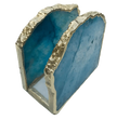 Blue Agate Stone Napkin Holder