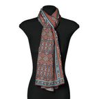 Isfahan-Inspired Scarf – Floral Design, 100% Modal - Zarashfan