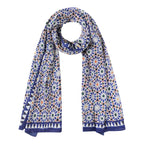 Blue Tessellation Scarf Zelig
