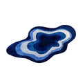 Blue Cloud Shaped Accent Rug
