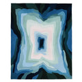 Blue Depth Vortex Hand Tufted Rug