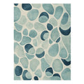 Blue Pebbles Hand Tufted Rug