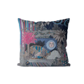 Blue Sun in the City Printed Throw Pillow Cover