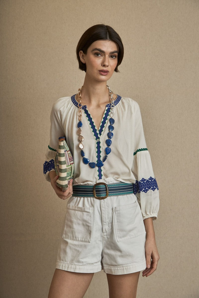 BLUSA BORDADO ÉTNICO