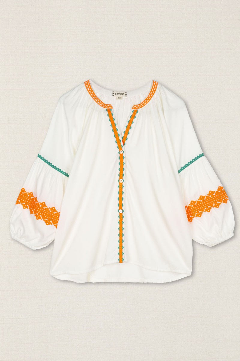 BLUSA BORDADO ÉTNICO
