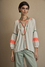BLUSA BORDADO ÉTNICO