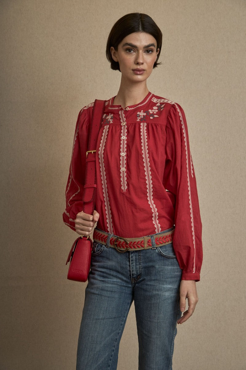 BLUSA BORDADO FLOR