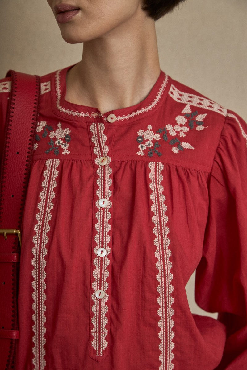 BLUSA BORDADO FLOR