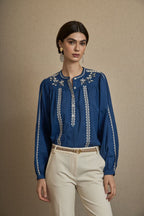 BLUSA BORDADO FLOR