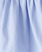 Blusa de manga larga azul