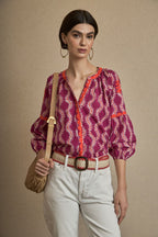 BLUSA ONDAS BORDADA