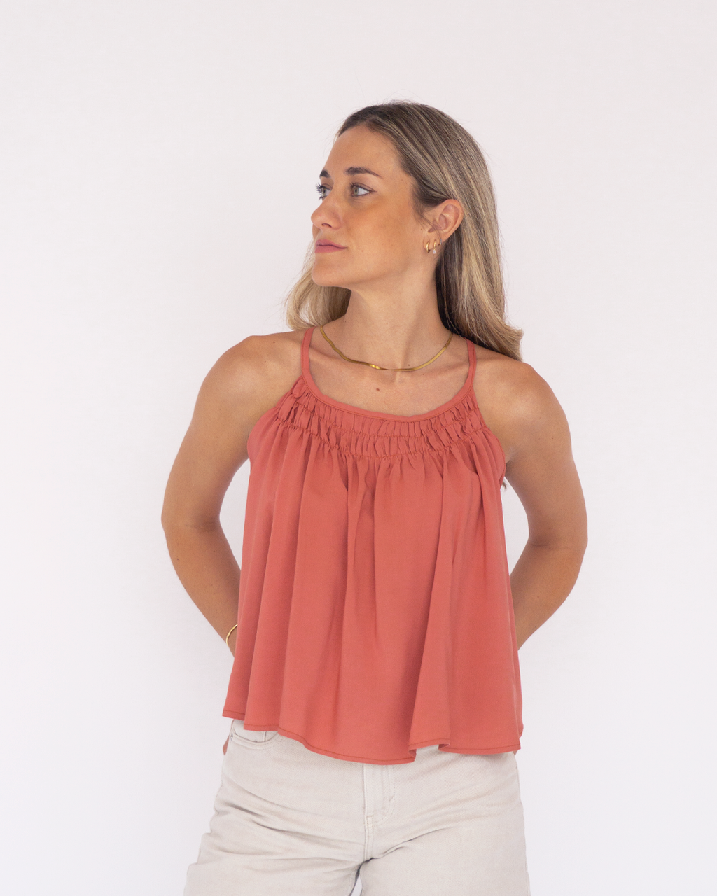 blusa duna teja ◎