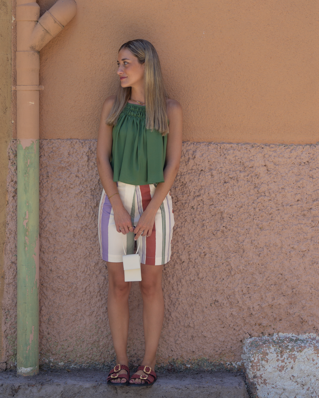 blusa duna verde ◎