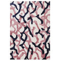 Blush Modern Motion Hand Tufted Rug